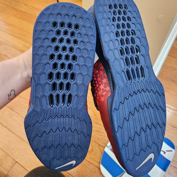 Nike Romaleos 3 Americana Team Red White Gym Blue - Picture 7 of 13